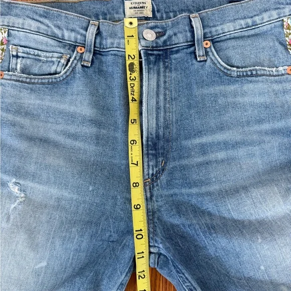 Citizens of Humanity Demy Ultra High Rise Cropped Flare Womens Size 28 - Picture 14 of 14